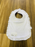 Ruffle trim Baby Bib