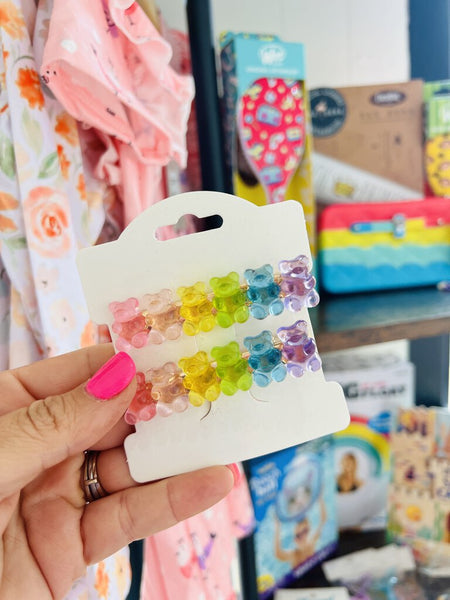 Gummy Bear Hair Clip Set