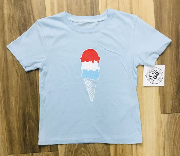 Mustard & Ketchup Light Blue Ice Cream T-Shirt S (6/8)