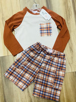 Pete + Lucy Plaid 2 pc Set NWT 3T