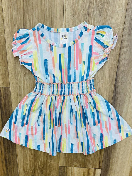 Striped design dress