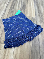 Polka dot ruffle shorts