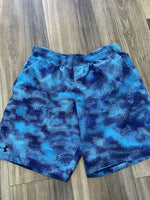 Blue athletic short