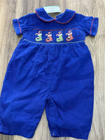 Smocked Corduroy romper