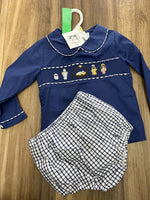 Baby Jesus smocked 2 pc set NWT