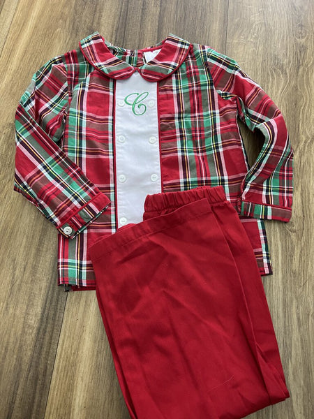 C smocked 2 pc set