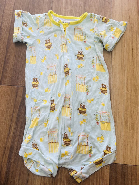 Bear honey bamboo romper