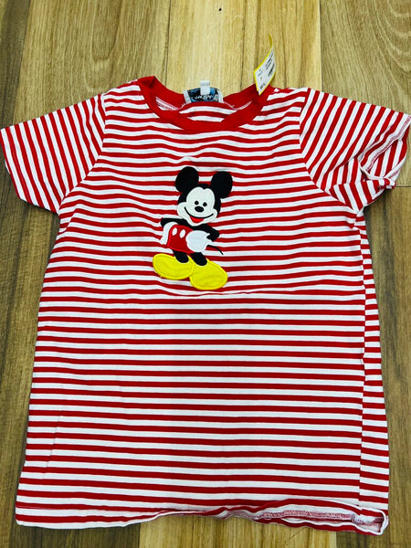 Stripe mickey shirt
