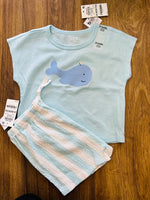 Whale 2 pc set NWT