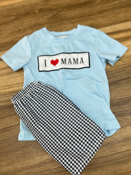 I love mama 2 pc set