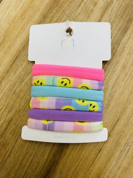 Smiley Hair Tie Set