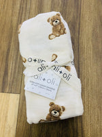 Muslin Blanket Teddy Bear