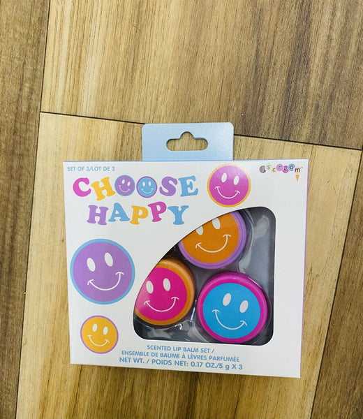 Choose Happy Nail Balm Trio