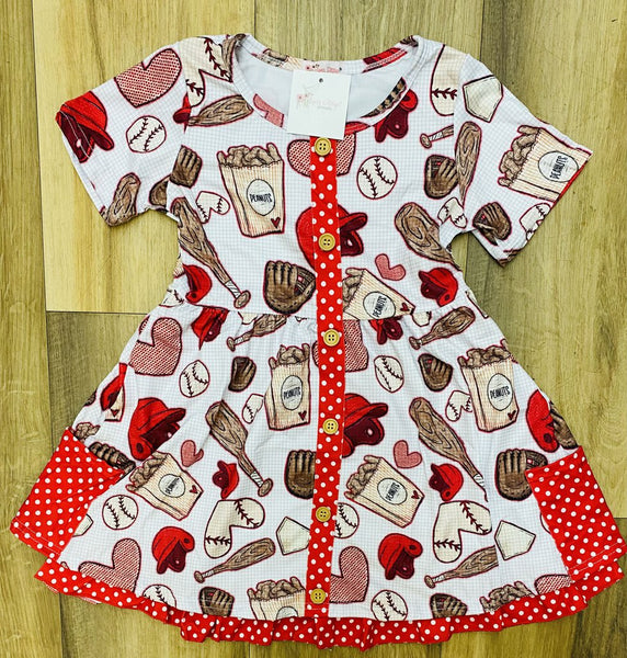 Ball & Peanuts Dress 4T